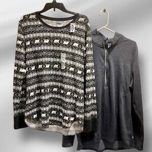 1 Champion + 1 Old Navy Pullover Tops Both Womens XXL 2 Top Lot 70#0-R18
